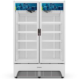 Refrigerador de Bebidas Porta Dupla VBM3AL Branco Metalfrio