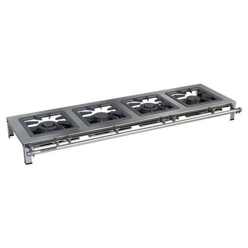 Fogão Industrial Stori Premium 4 Bocas 40x40 M4 Aço Inox 430 Metalmaq Fogão Baixa Pressão
