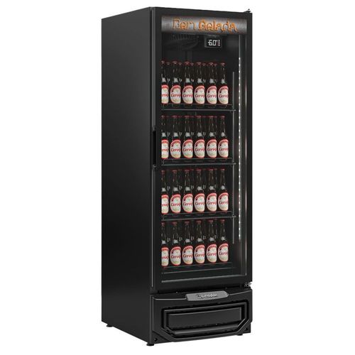 Cervejeira Vertical com Porta de Vidro 572 Litros GCB57VBINLB Gelopar Expositor All Black 220V
