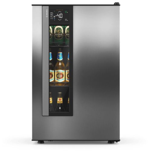 Cervejeira Beer Maxx One Inverter 114L VN12TP Metalfrio Refrigerador Porta com Visor Inox 110V