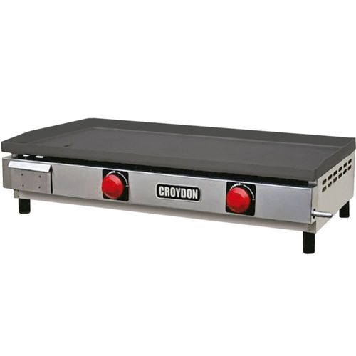 Chapa a Gás Queimador Gaveta CFG800 Croydon Chapa de lanche Inox