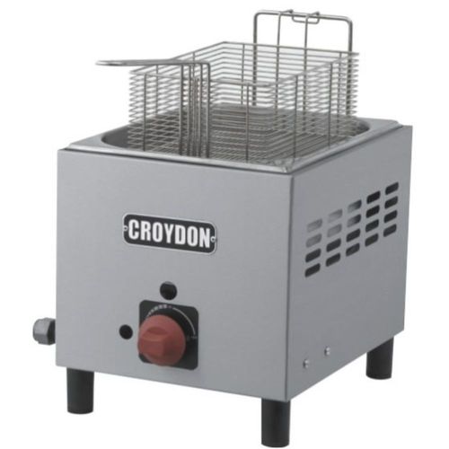 Fritadeira a Gás 4,5 Litros 1 Cesta F1BG Croydon Fritador Inox