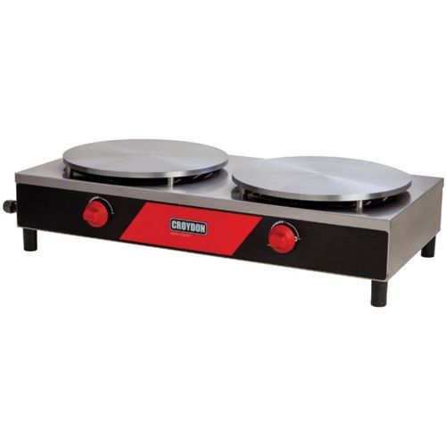 Panquequeira a Gás Dupla MPGD Croydon Crepeira Inox