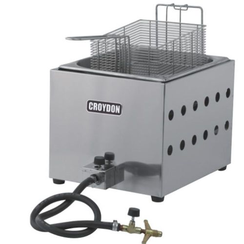 Fritadeira a Gás Alta Pressão 3,5 Litros 1 Cesta FA1BG Croydon Fritador Inox
