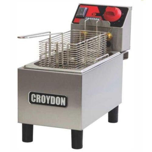 Fritadeira Elétrica 3 Litros 1 Cesta FC1A Croydon Fritador Inox 220V