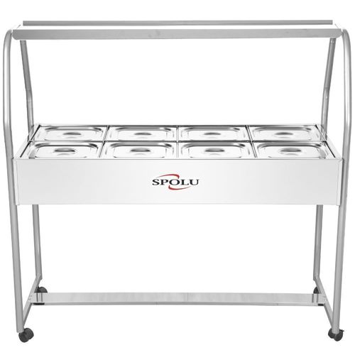 Buffet Térmico Infantil 8 Cubas SPL5O8IF Spolu Self Service Inox 220V