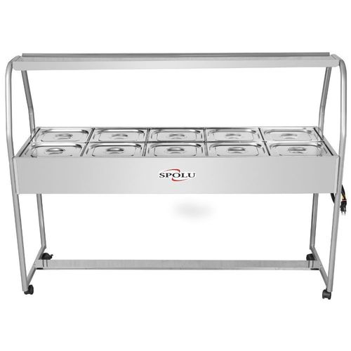 Buffet Térmico Infantil 10 Cubas SPL512IF Spolu Self Service Inox 220V