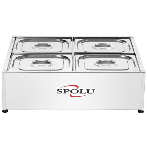 Buffet Salada de Bancada 4 Cubas SPL510BC Spolu Self Service Inox